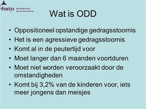 wat is odd stoornis|wat is een gedragsstoornis.